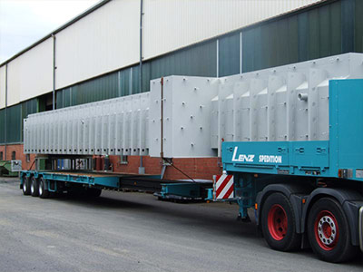 Großbauteile: Fahrzeuggrube für eine LKW-Werkstatt Großbauteile: Fahrzeuggrube für eine LKW-Werkstatt